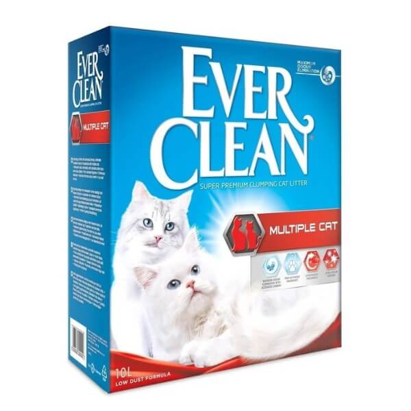 kissanhiekka ever clean multiple cat